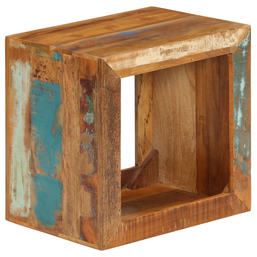vidaXL Stool 40x30x40 cm Solid Reclaimed Wood
