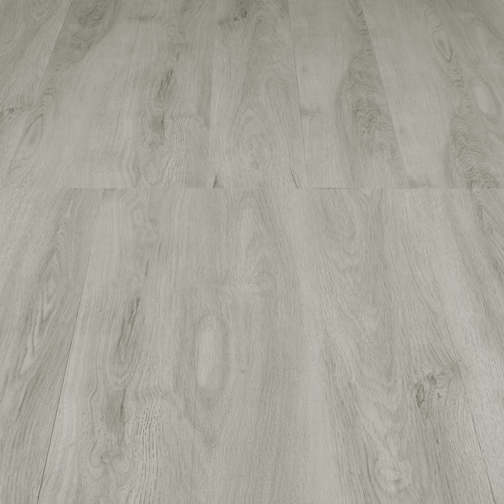 vidaXL Self-adhesive Flooring Planks 4.46 m² 3 mm PVC Light Grey