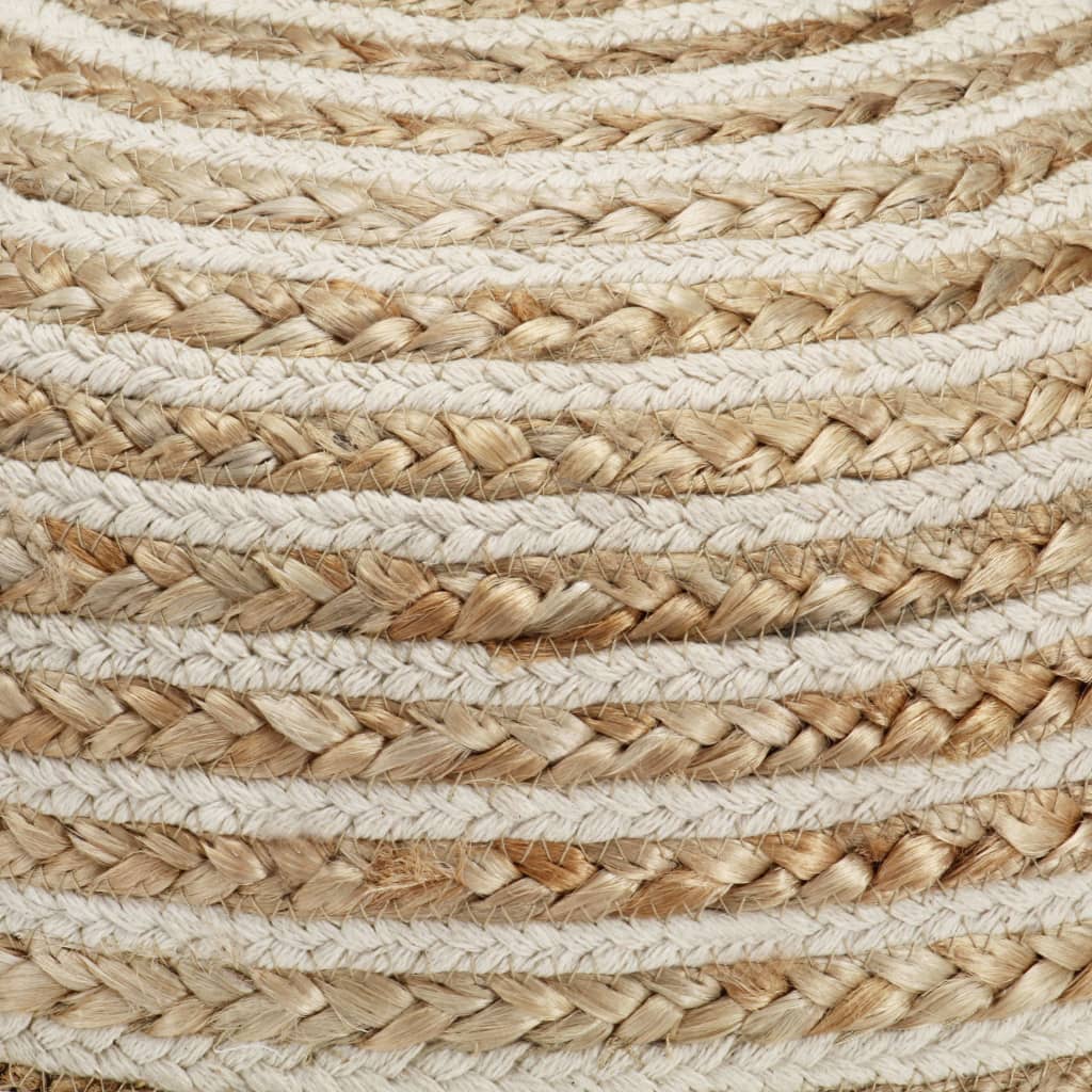 vidaXL Handmade Pouffe 40x45 cm Jute