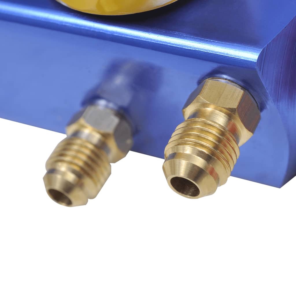 vidaXL 4-way Manifold Gauge Set for Air Conditioning