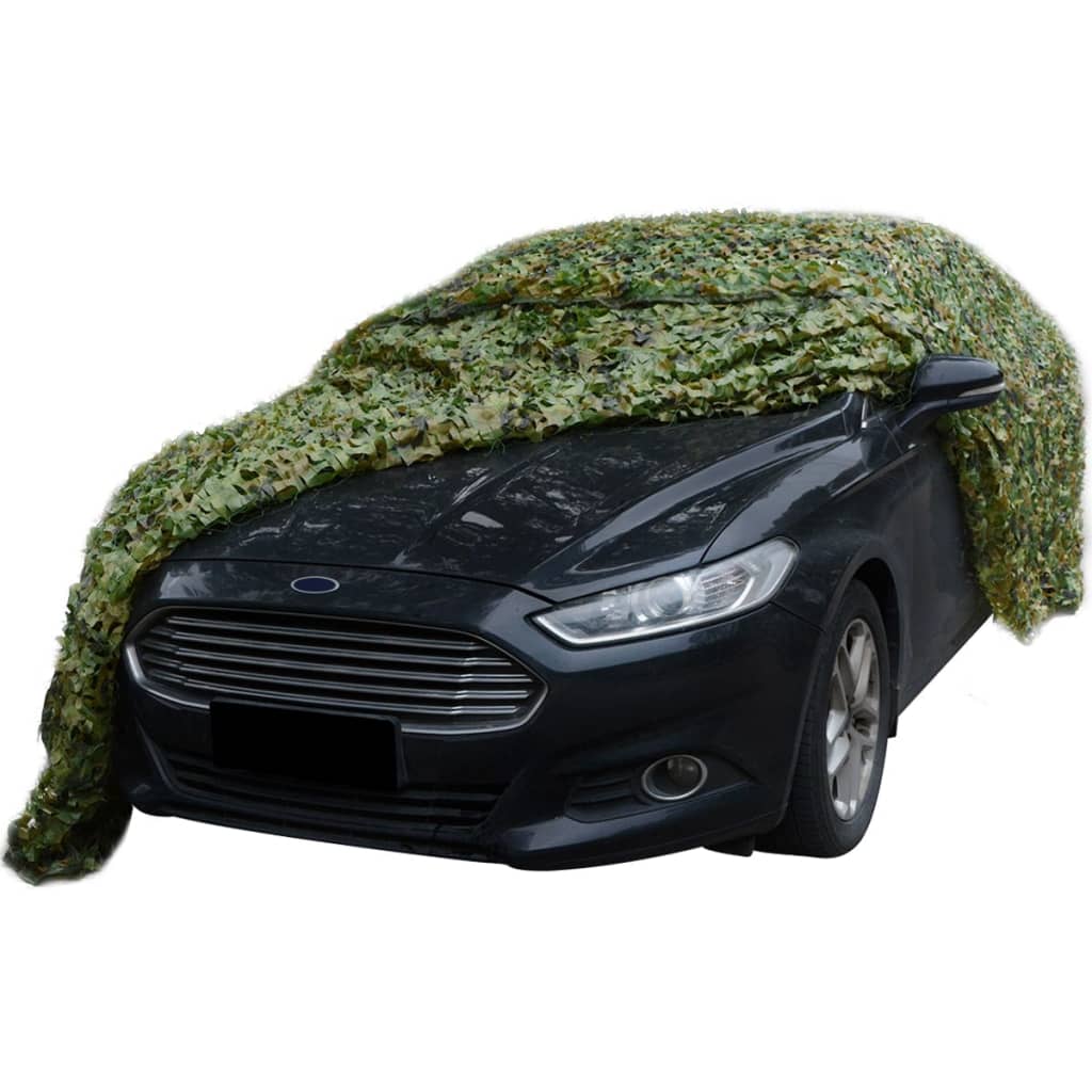vidaXL Camouflage Net with Storage Bag 1.5x7 m