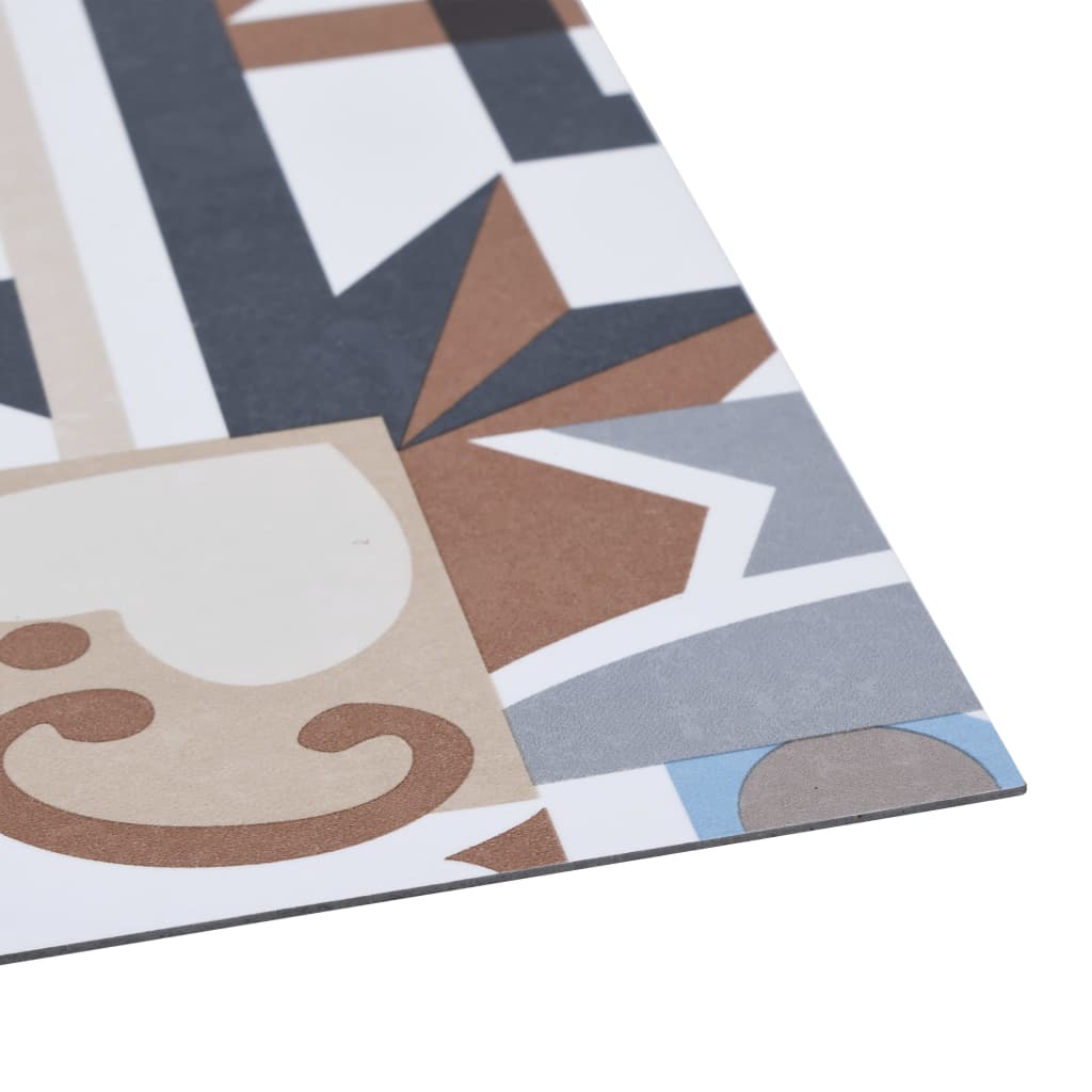vidaXL PVC Flooring Plank Self-adhesive 5.11 m² Mono Pattern