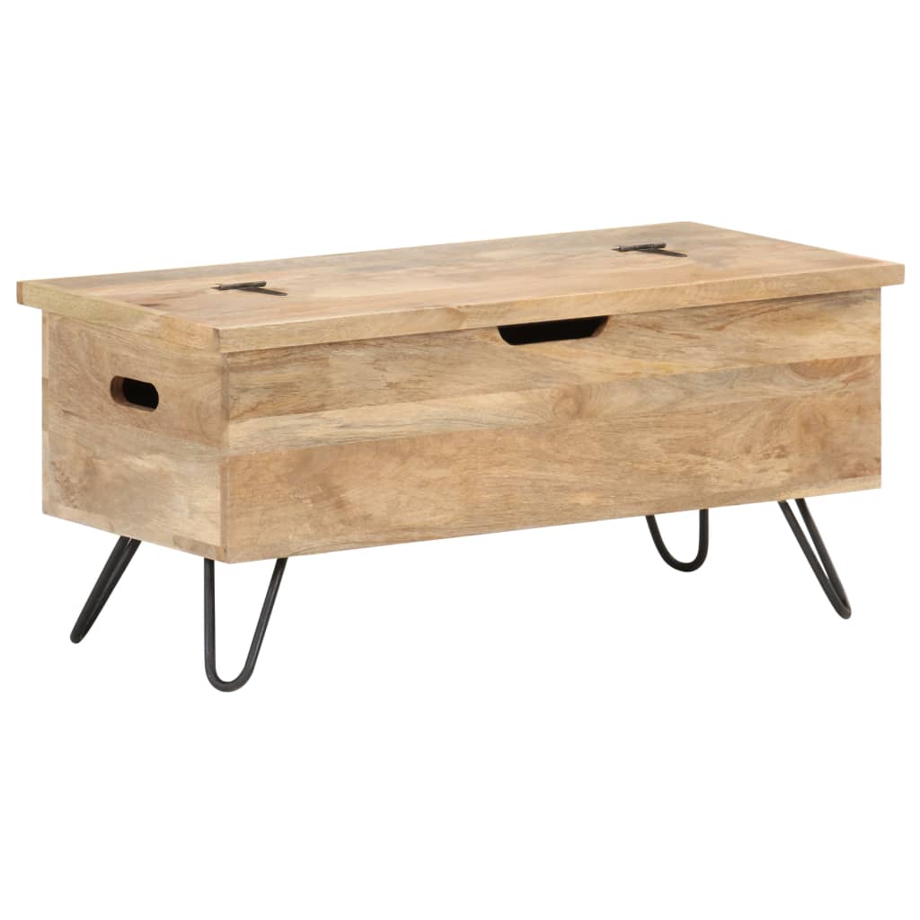 vidaXL Chest 90x40x45 cm Solid Mango Wood