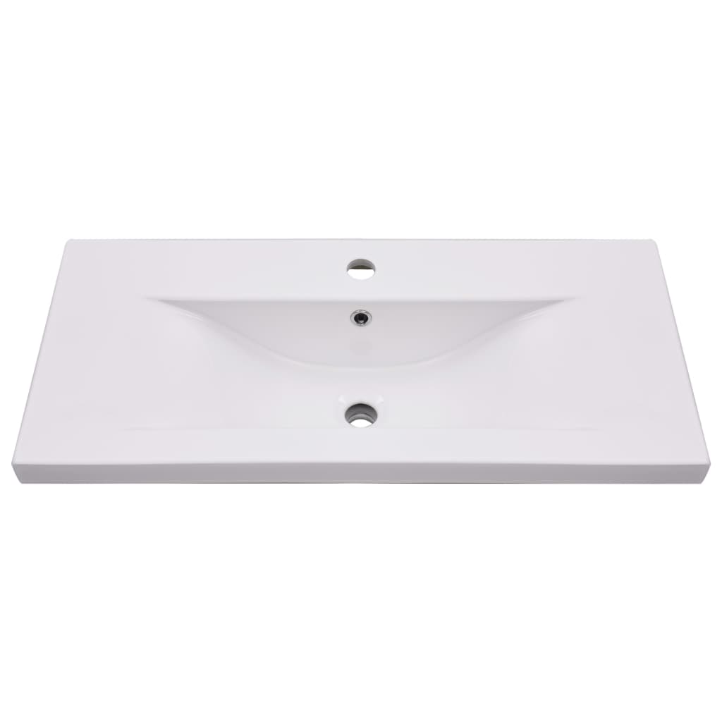 vidaXL Bathroom Furniture Set High Gloss Grey Engineered Wood