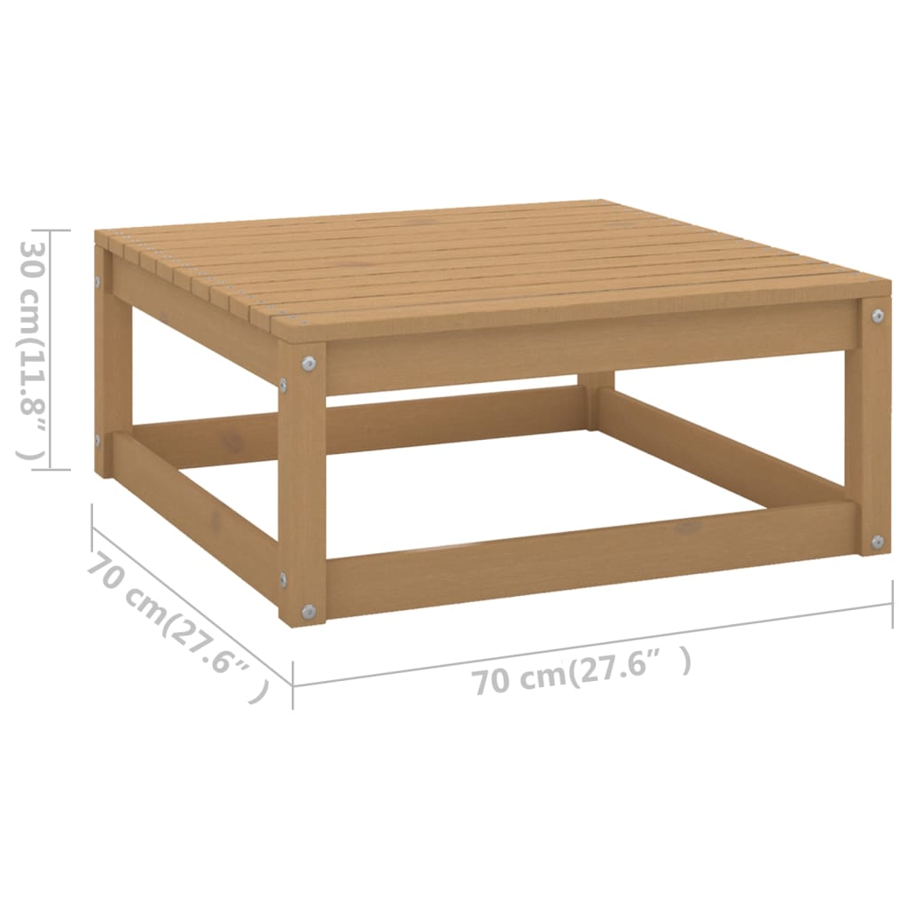 vidaXL 8 Piece Garden Lounge Set Solid Pinewood