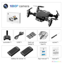 Load image into Gallery viewer, Mini RC Drone with 4K HD Camera WiFi FPV UAV Aerial Photography Helicopter Foldable LED Light Quadrocopter Quality Toy AOSST
