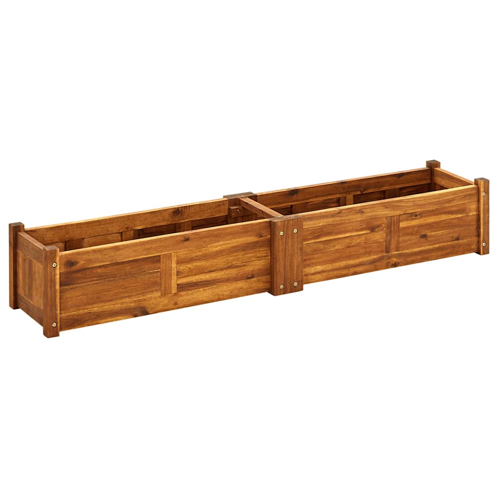 vidaXL Garden Raised Bed Acacia Wood 150x30x25 cm