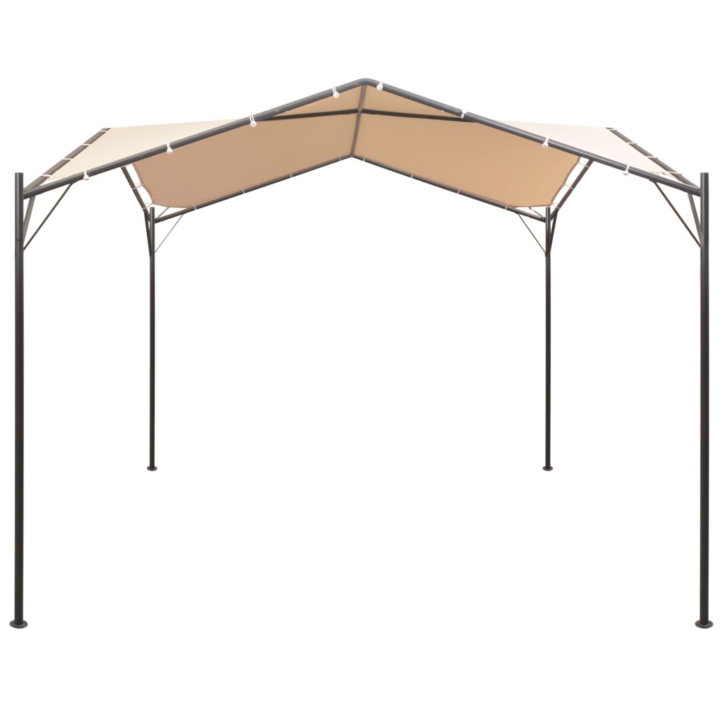 vidaXL Gazebo Pavilion Tent Canopy 3x3 m Steel Beige