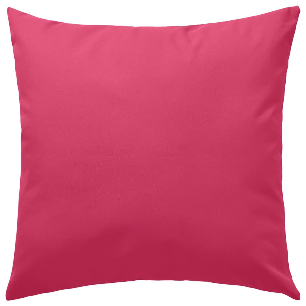 vidaXL Outdoor Pillows 4 pcs 45x45 cm Pink