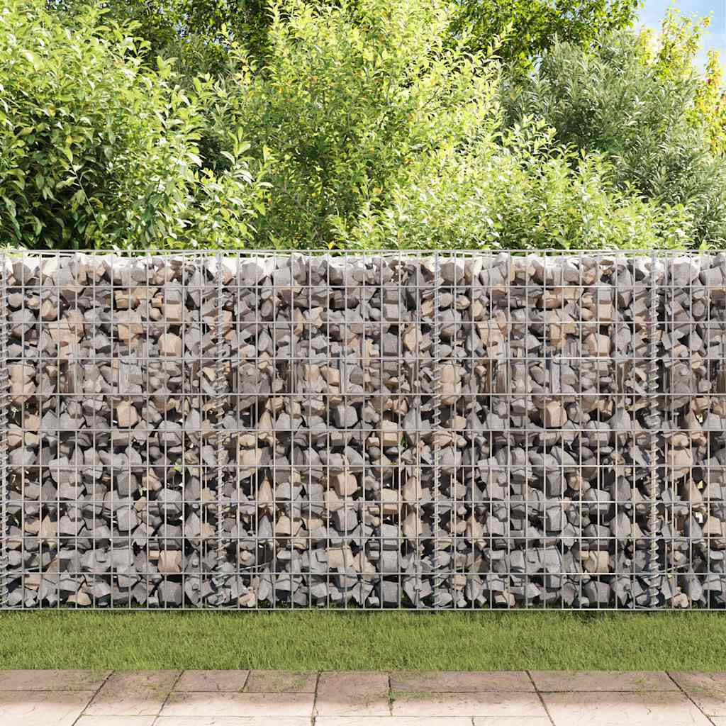 vidaXL Gabion Basket Galvanised Steel 120x30x100 cm