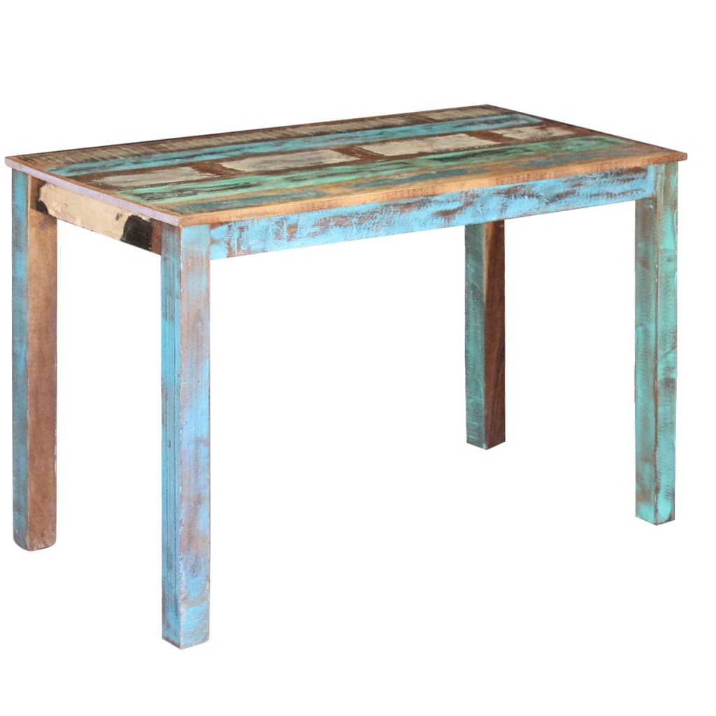 vidaXL Dining Table Solid Reclaimed Wood 115x60x76 cm