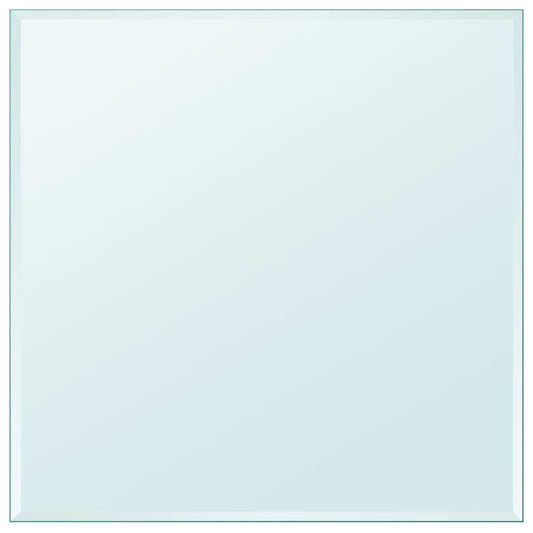 vidaXL Table Top Tempered Glass Square 700x700 mm