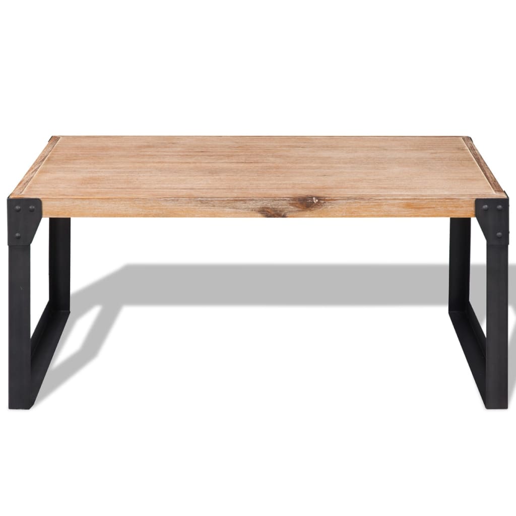 vidaXL Coffee Table Solid Acacia Wood 100x60x45 cm