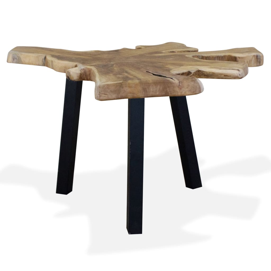 vidaXL Coffee Table Genuine Teak 80x70x38 cm