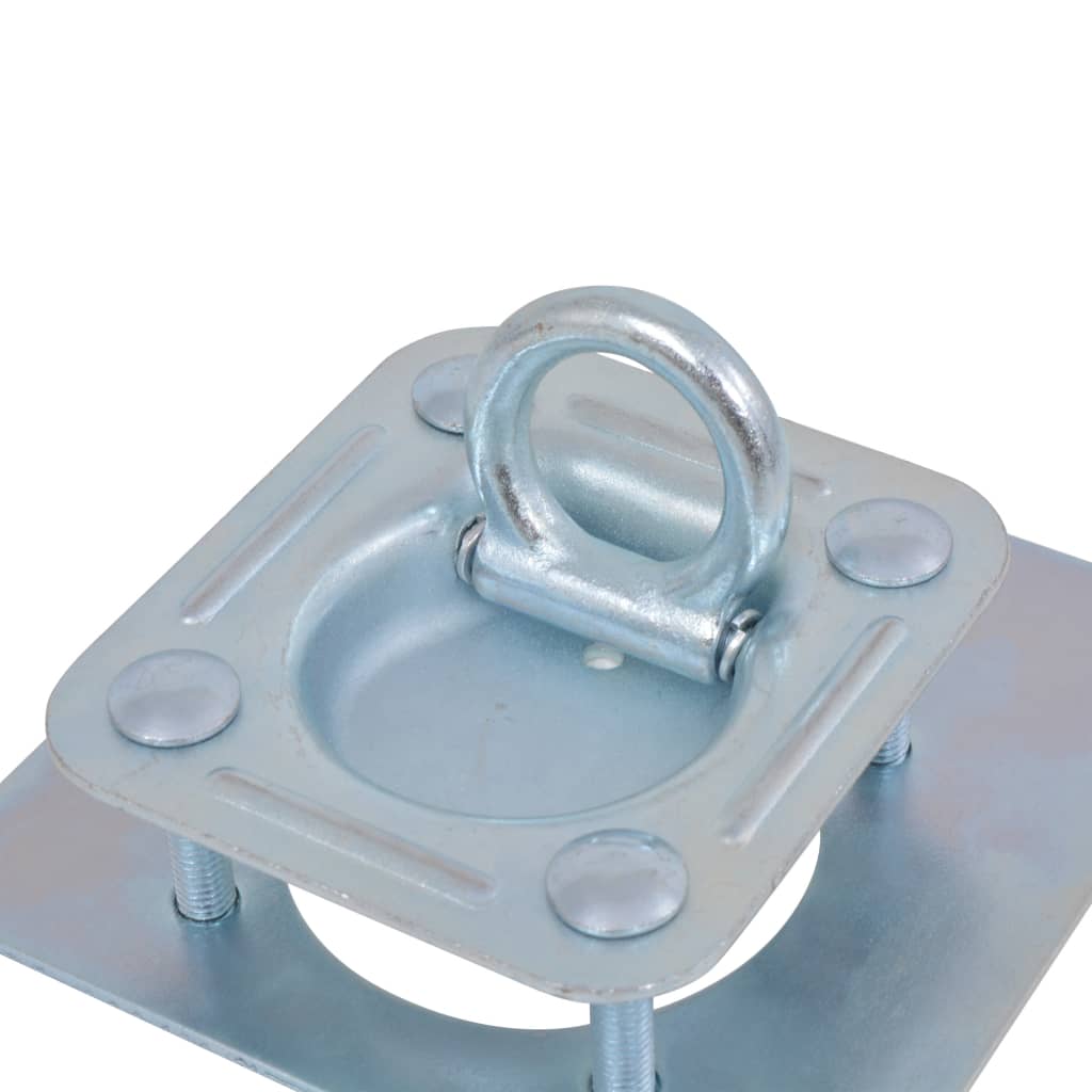vidaXL Lashing Rings for Trailer 6 pcs Galvanised Steel 2000 kg