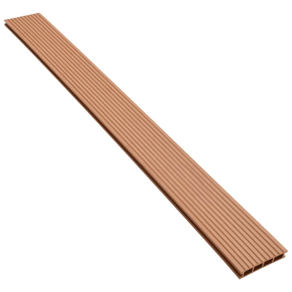 vidaXL WPC Decking Boards with Accessories 25 m² 4 m Brown
