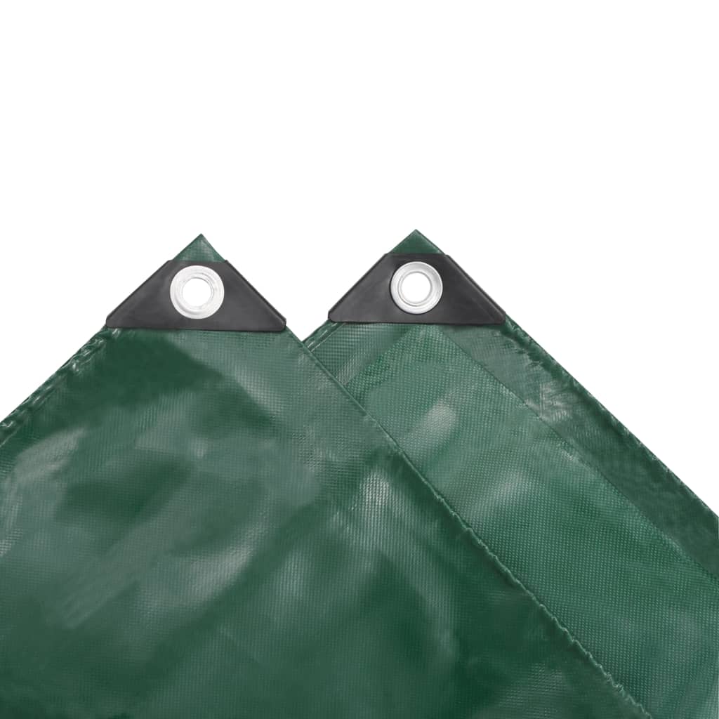 vidaXL Tarpaulin 650 g/m² 4x5 m Green