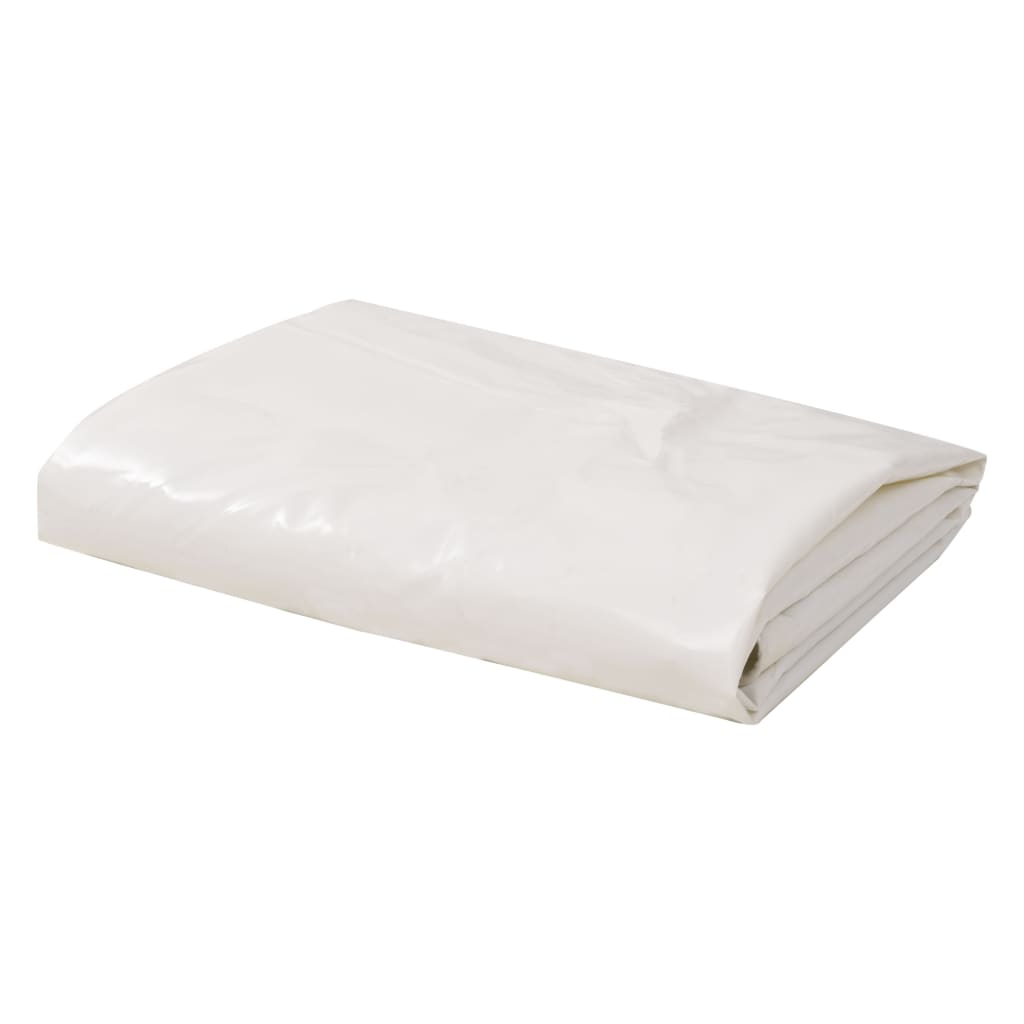vidaXL Tarpaulin 650 g/m² 3x3 m White