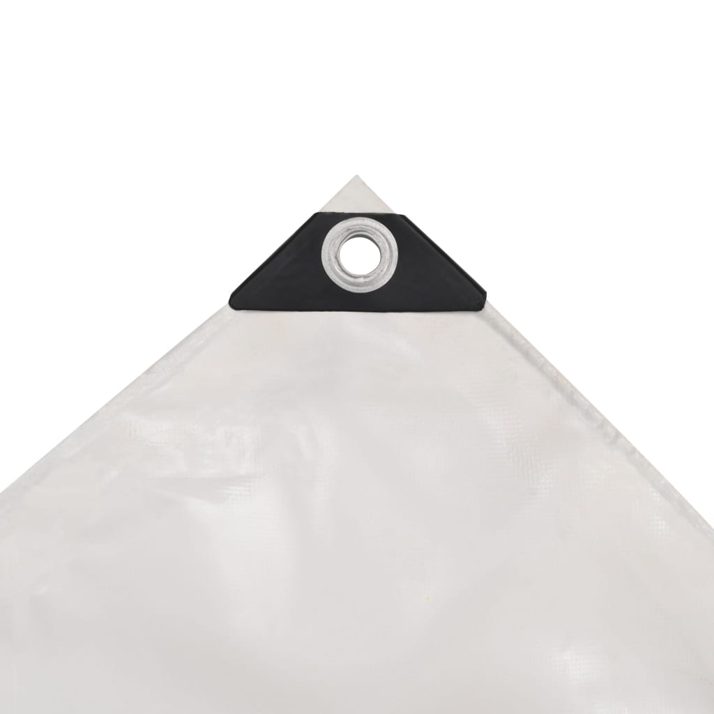 vidaXL Tarpaulin 650 g/m² 3x3 m White