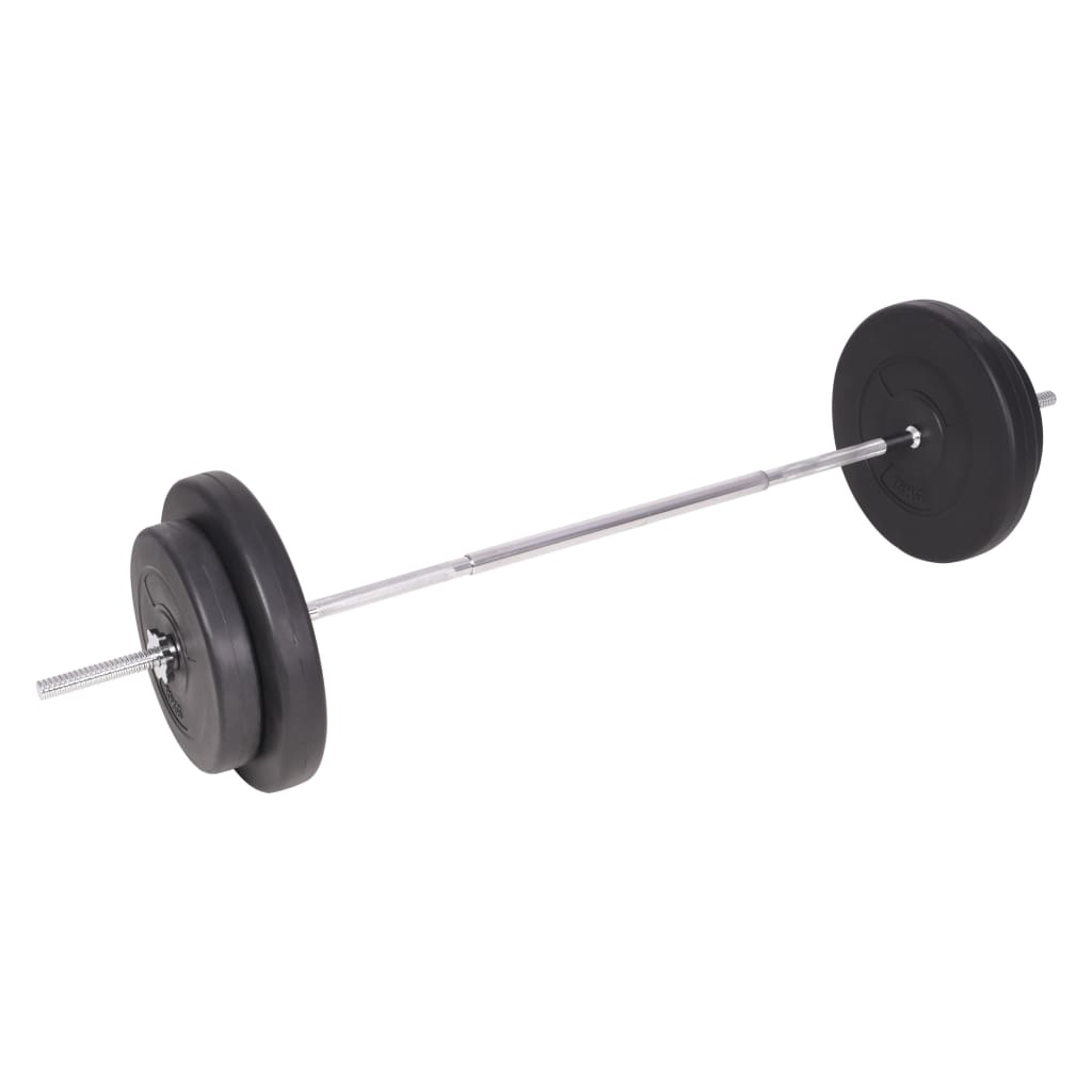 vidaXL Barbell and Dumbbell Set 90 kg
