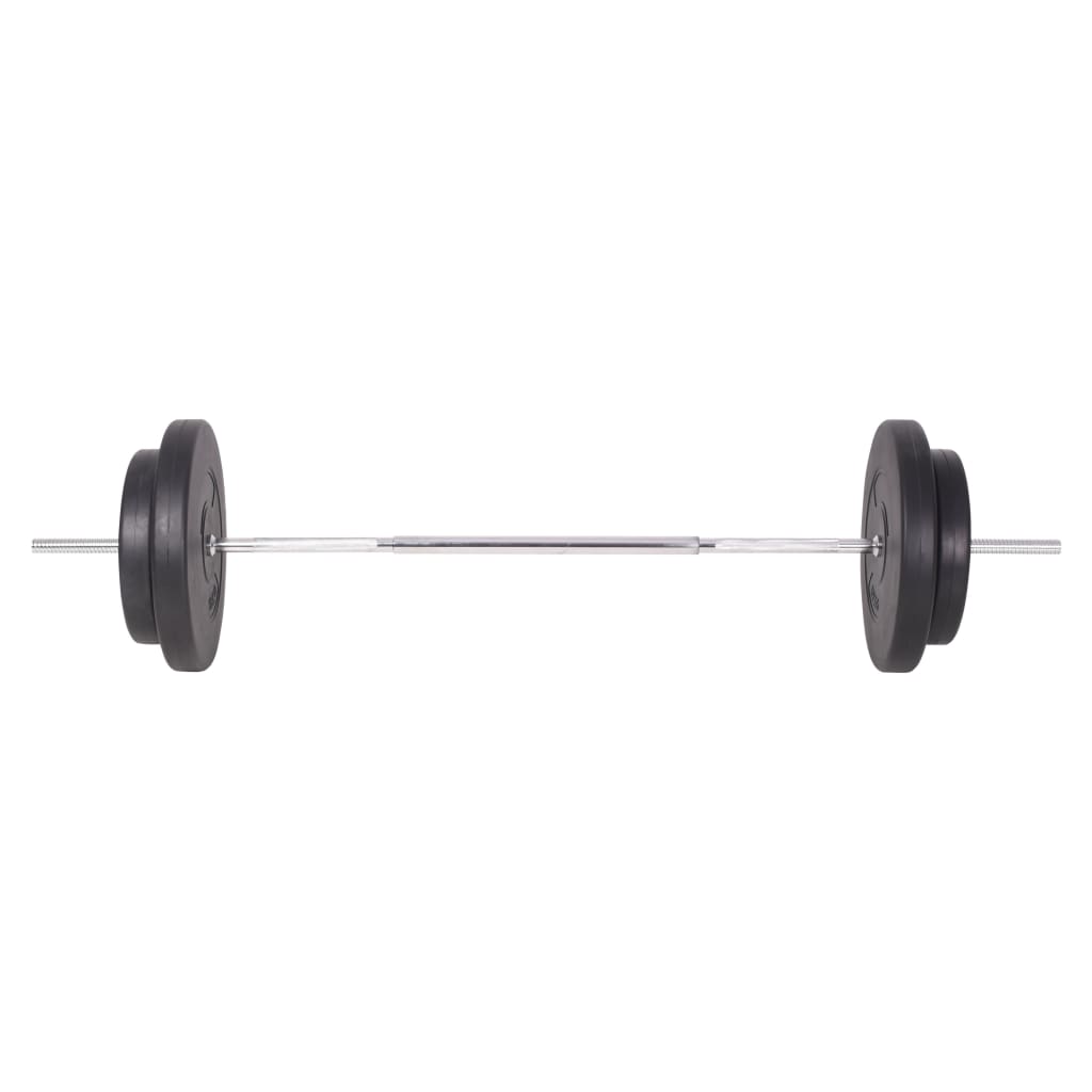 vidaXL Barbell and Dumbbell Set 90 kg
