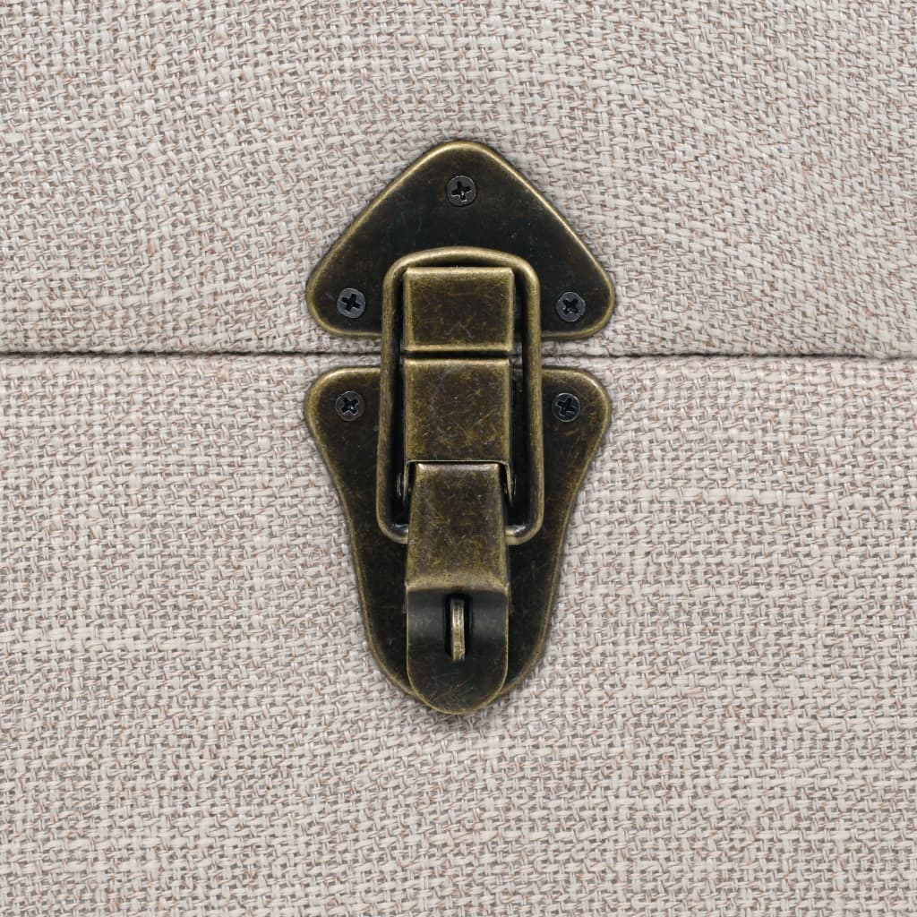 vidaXL Storage Bench Set 3 pcs 112x37x45 cm Solid Wood and Steel