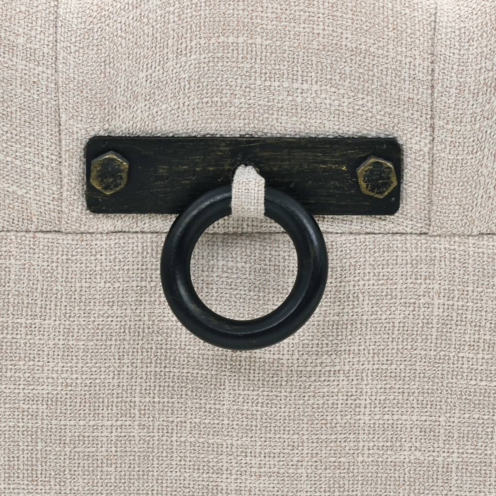 vidaXL Storage Bench Set 3 pcs 112x37x45 cm Solid Wood and Steel