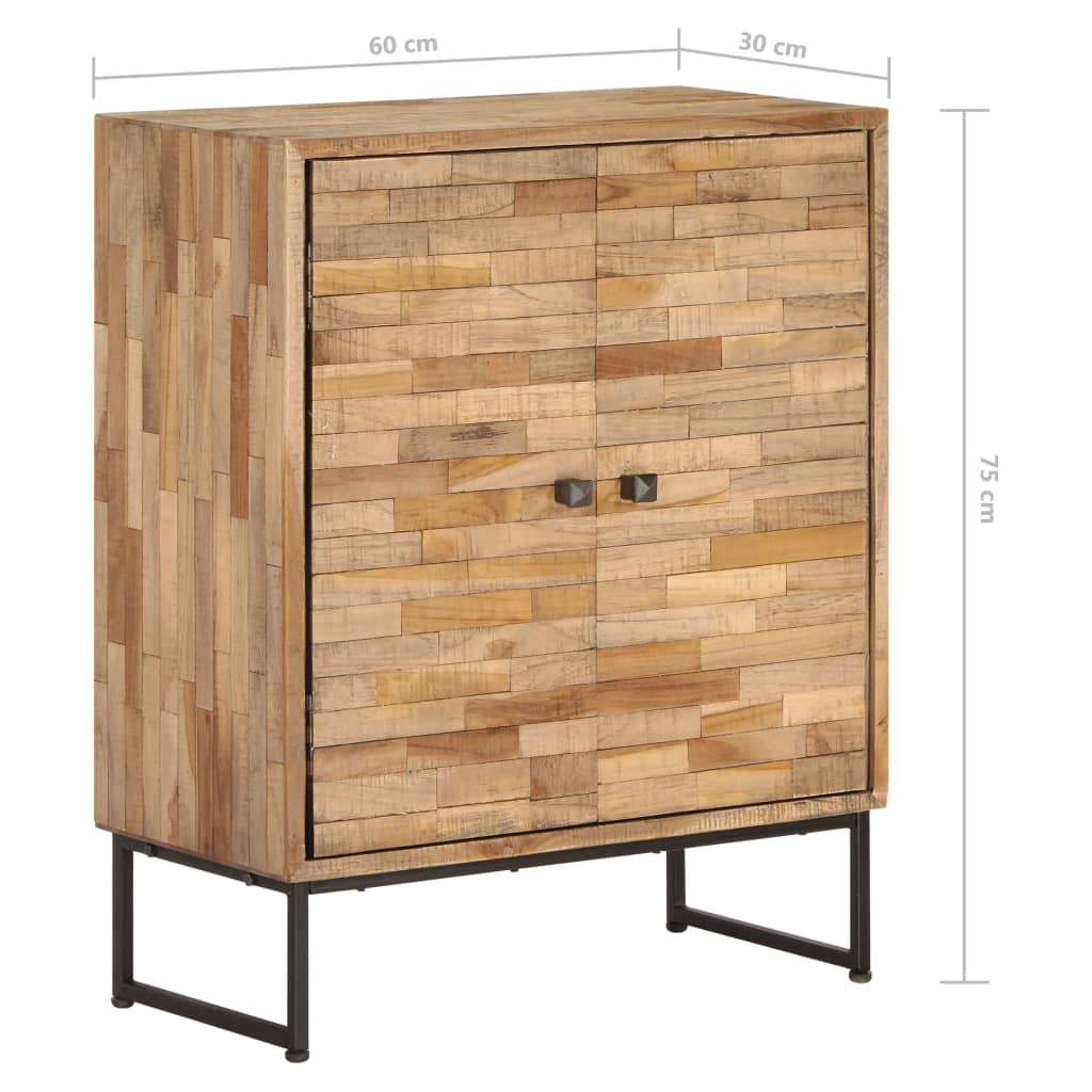 vidaXL Sideboard Reclaimed Teak Wood 60x30x75 cm