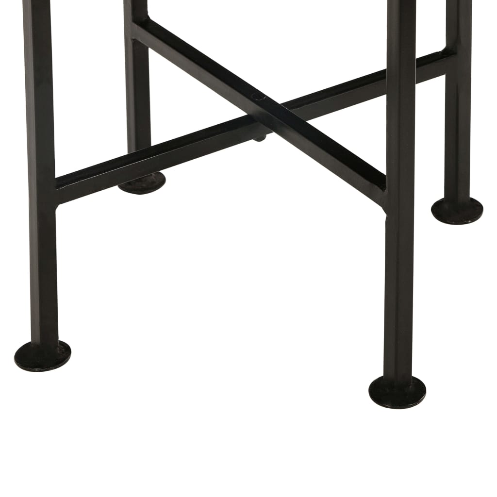 vidaXL Side Table Set 2 Pieces Solid Acacia Wood