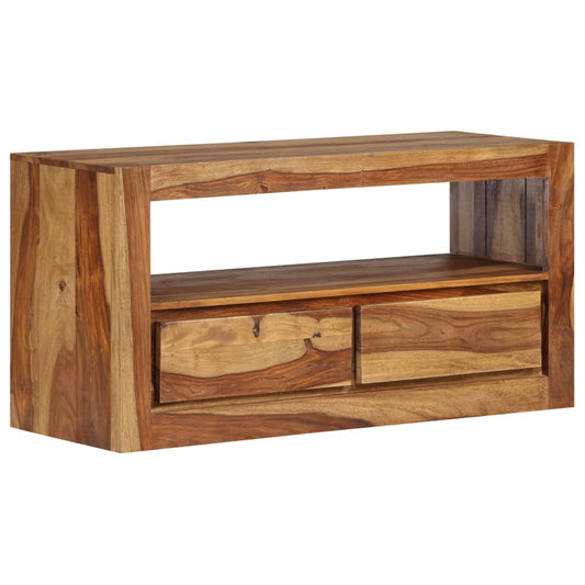 vidaXL TV Cabinet Solid Sheesham Wood 80x30x40 cm