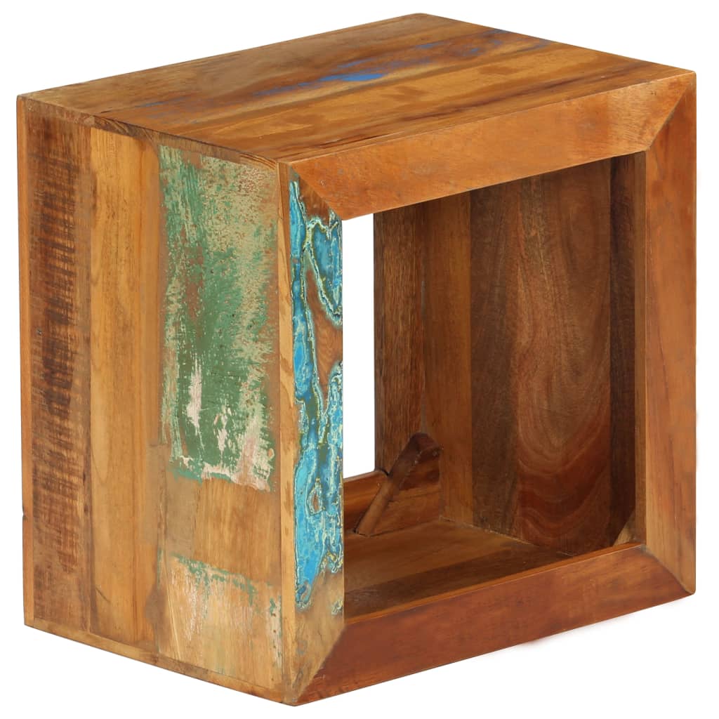vidaXL Stool 40x30x40 cm Solid Reclaimed Wood