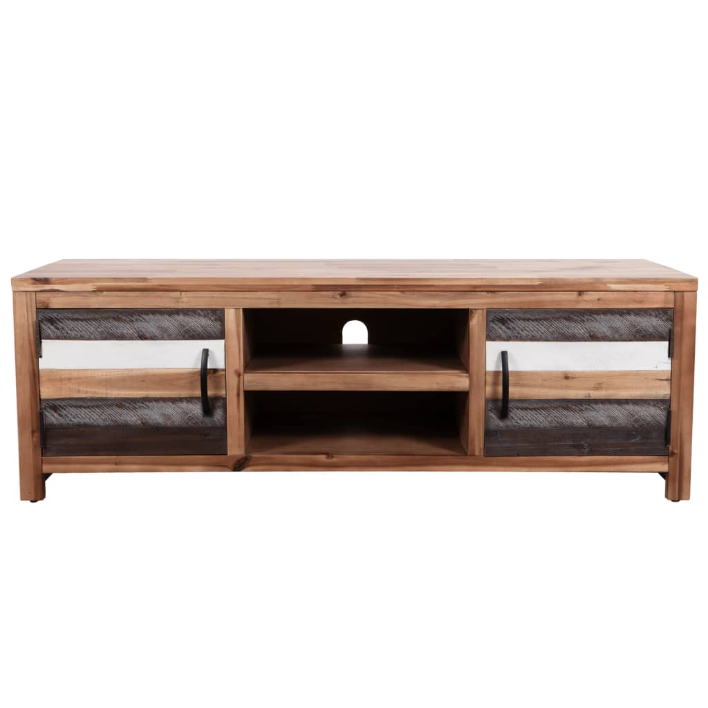 vidaXL TV Cabinet Solid Acacia Wood 120x35x40 cm