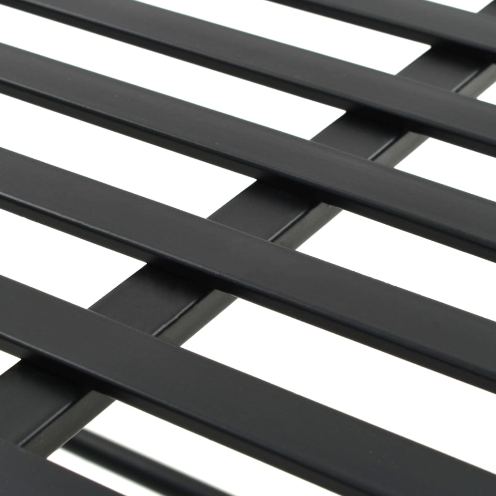 vidaXL Bench Vintage Style Metal 83x42x55 cm Black