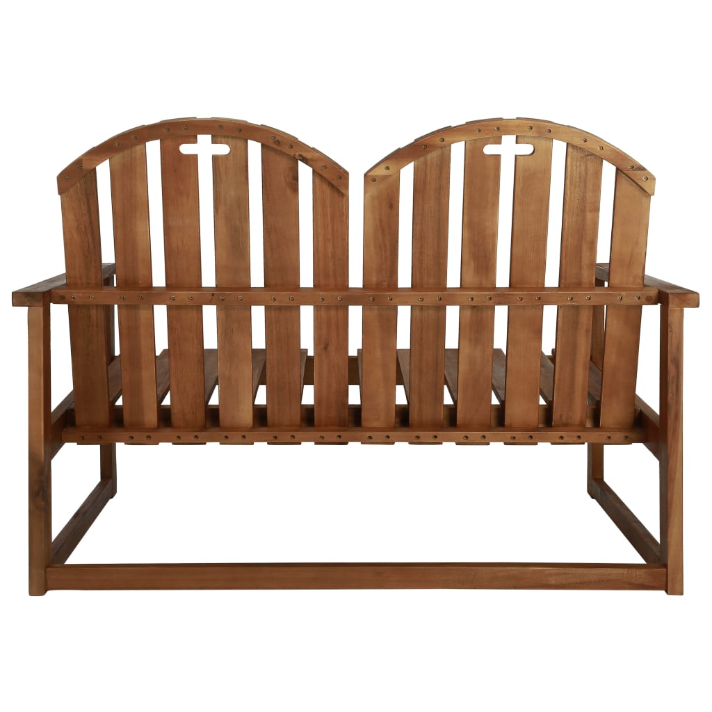 vidaXL Garden Bench 110 cm Solid Acacia Wood