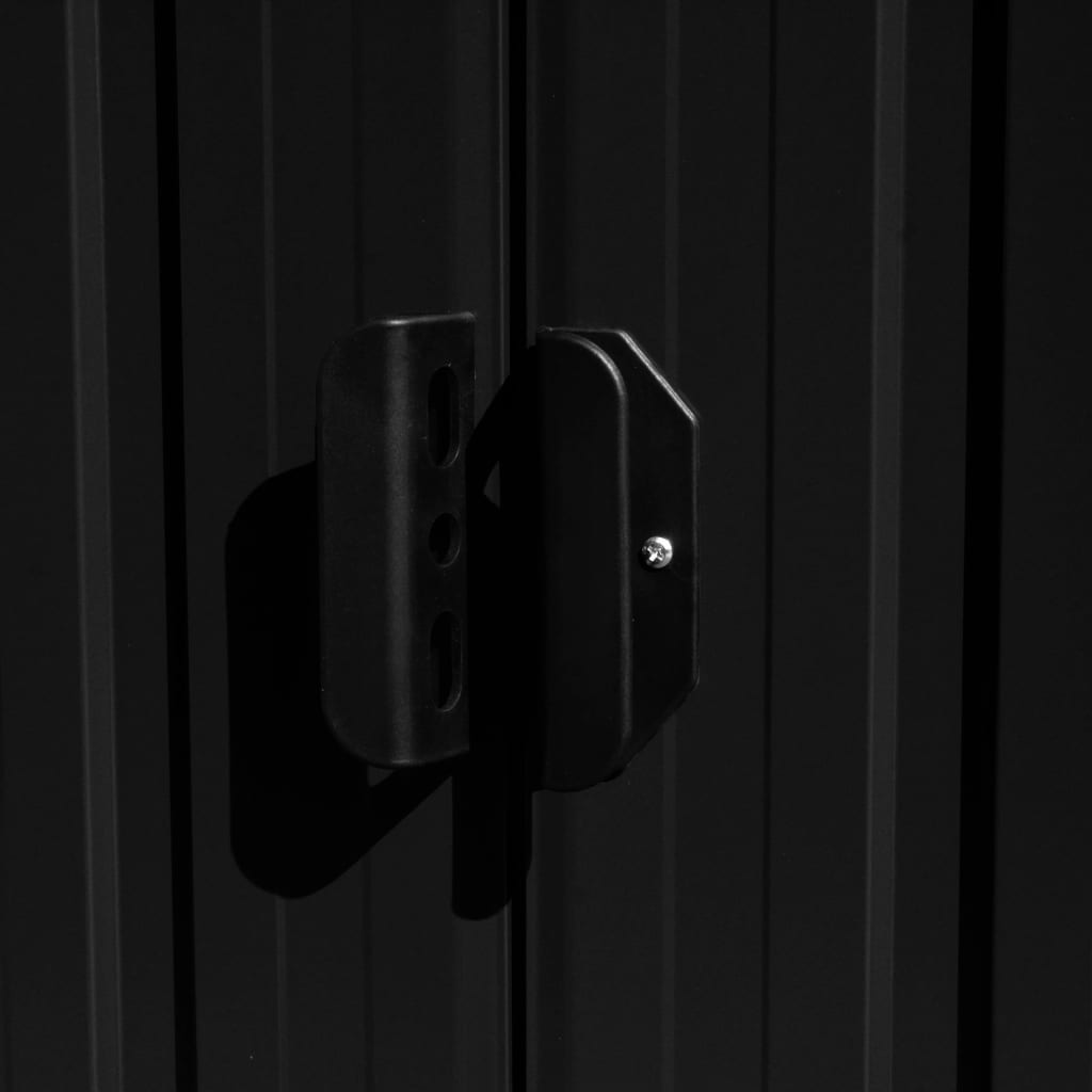 vidaXL Garden Shed 257x580x181 cm Metal Anthracite