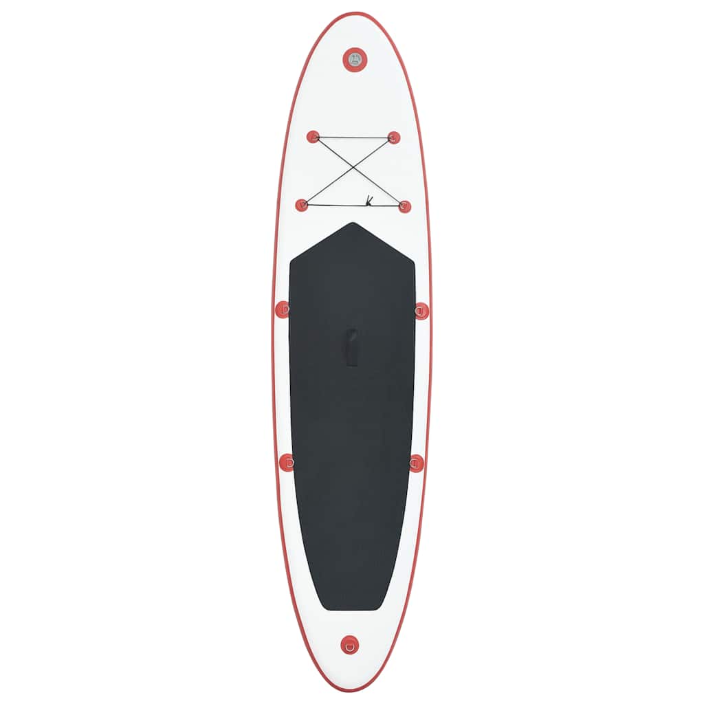 vidaXL Inflatable Stand Up Paddleboard Set Red and White