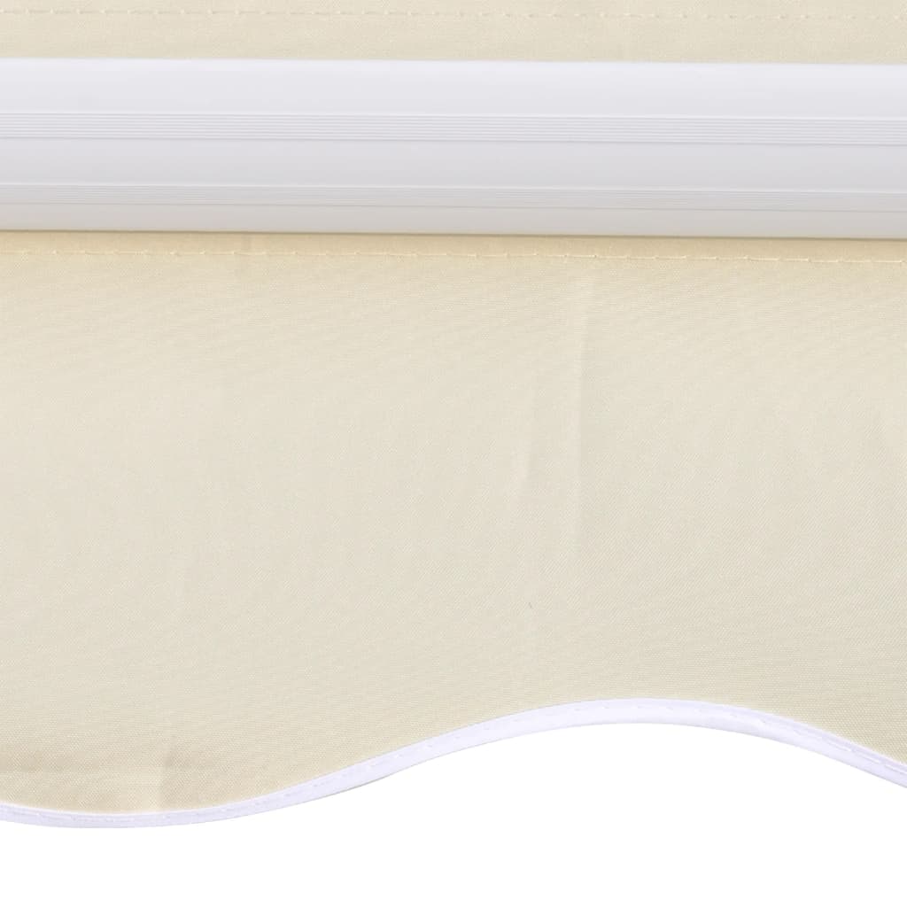 vidaXL Awning Top Sunshade Canvas Cream 350x250 cm
