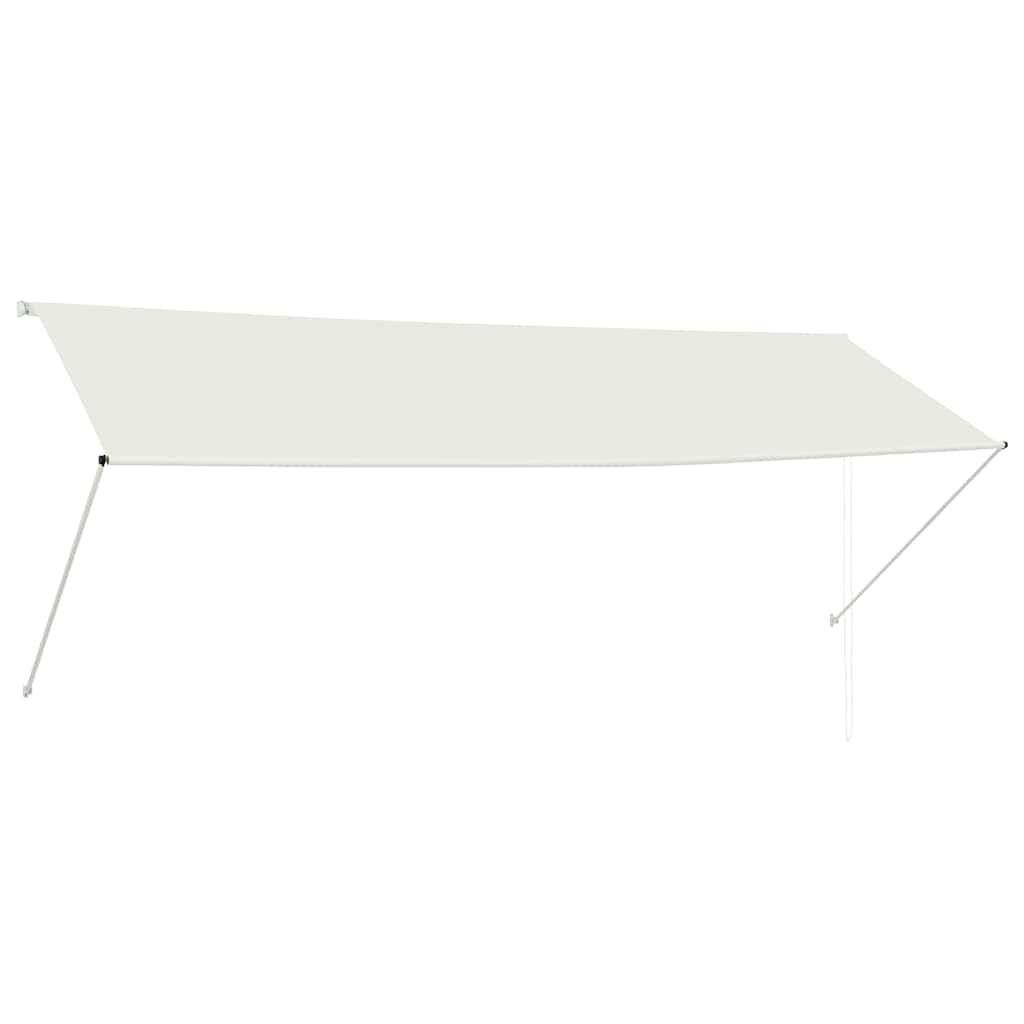 vidaXL Retractable Awning 350x150 cm Cream