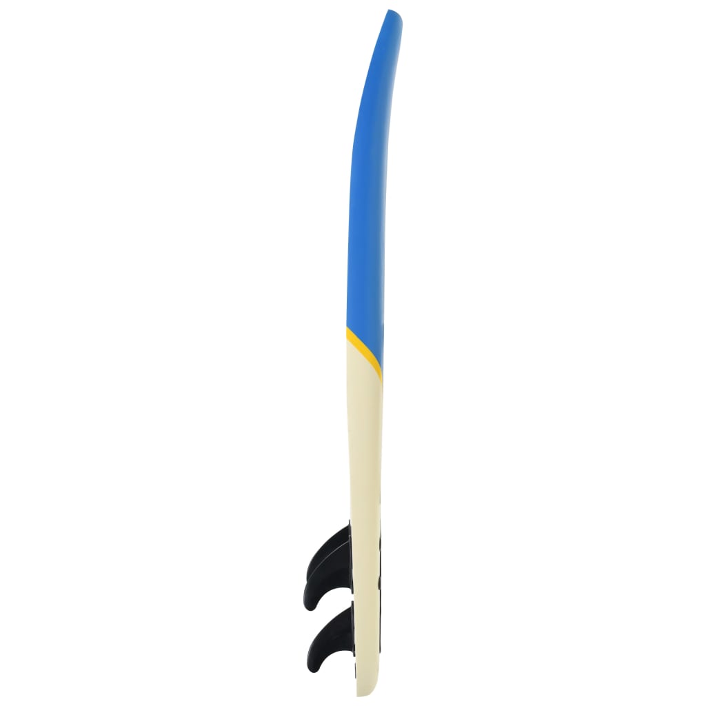 vidaXL Surfboard 170 cm Blue and Cream
