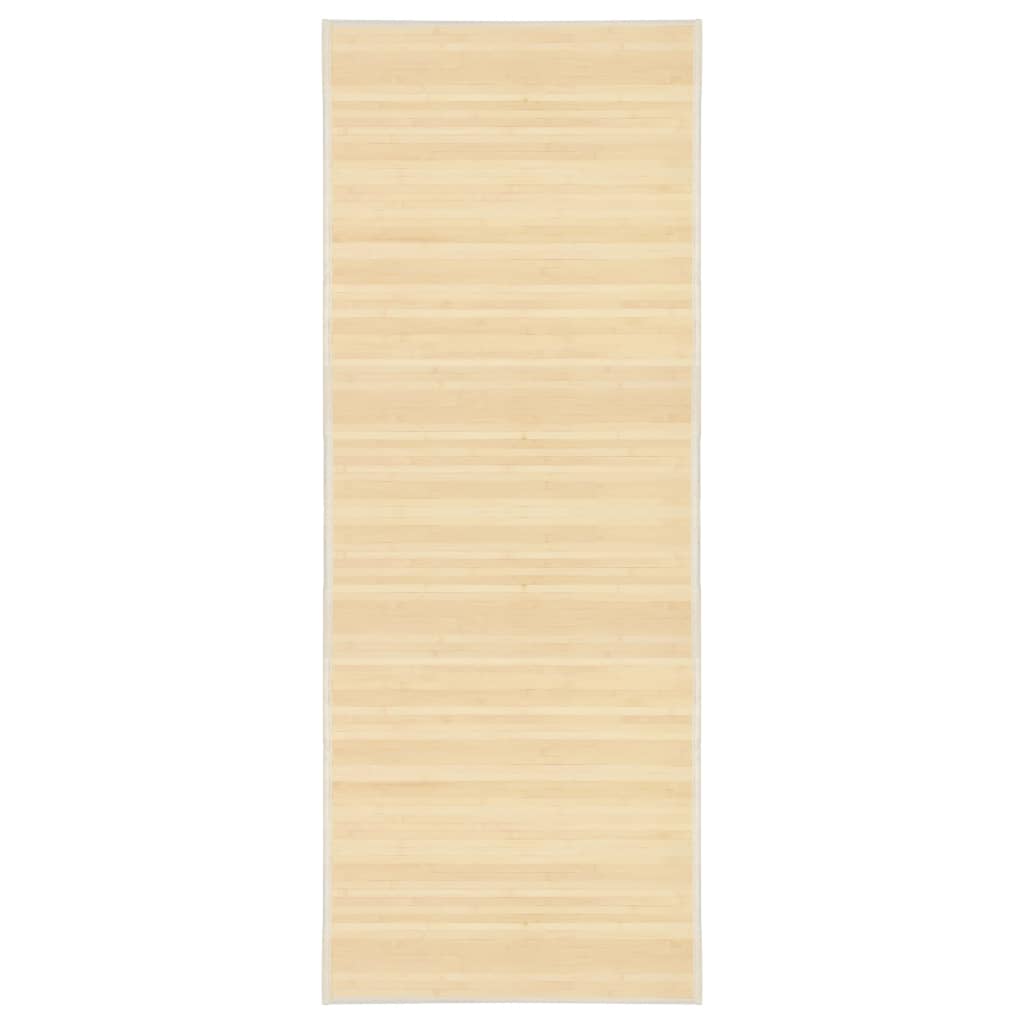 vidaXL Rug Bamboo 80x200 cm Natural