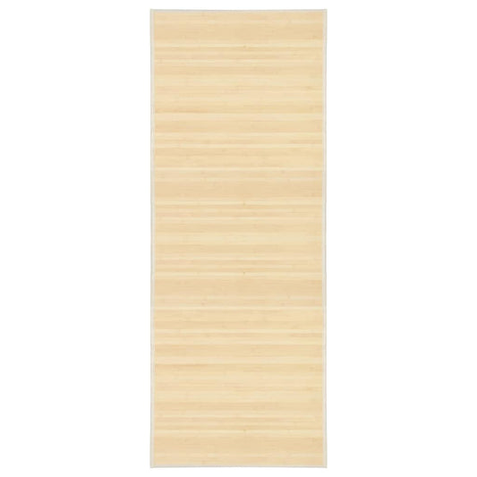vidaXL Rug Bamboo 80x200 cm Natural