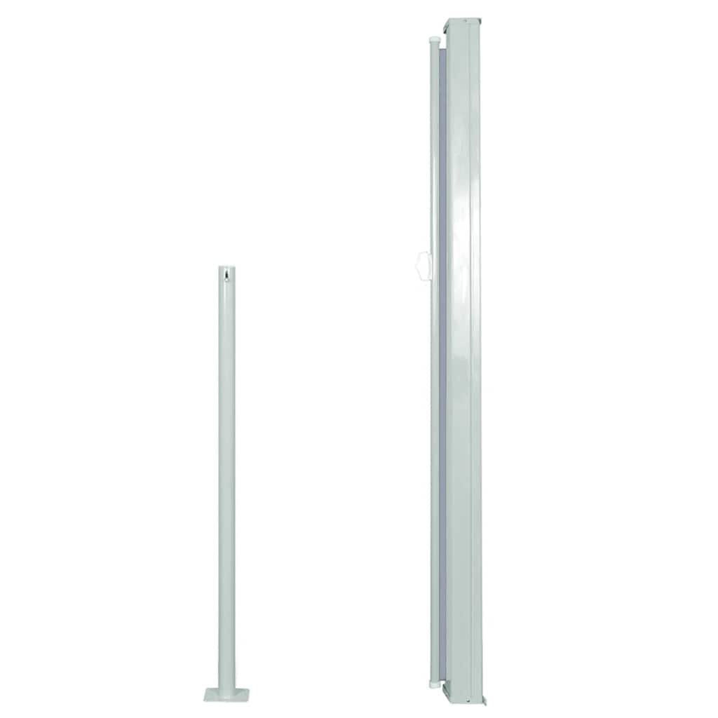 vidaXL Retractable Side Awning 140 x 300 cm Grey