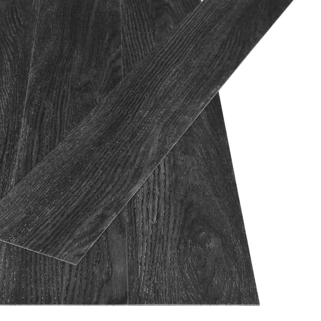 vidaXL Self-adhesive Flooring Planks 4.46 m² 3 mm PVC Oak Anthracite