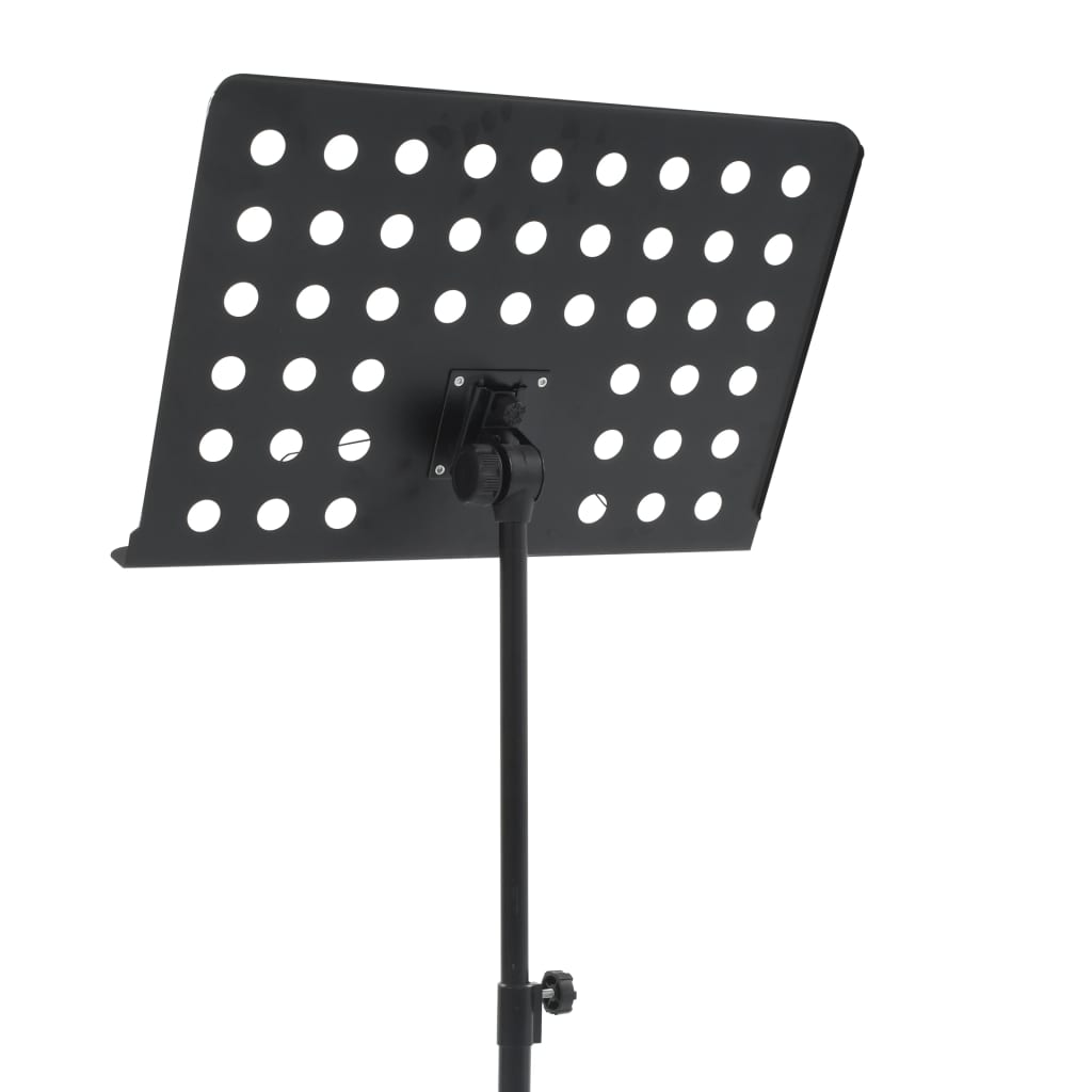 vidaXL Music Book Stand Black Steel