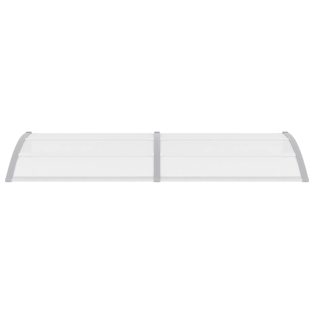 vidaXL Door Canopy Grey 240x100 cm PC