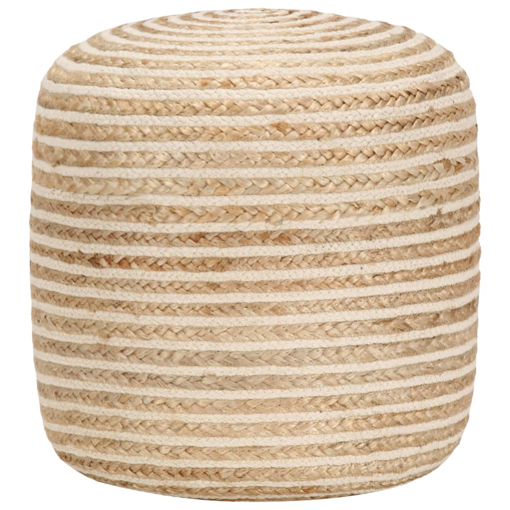 vidaXL Handmade Pouffe 40x45 cm Jute