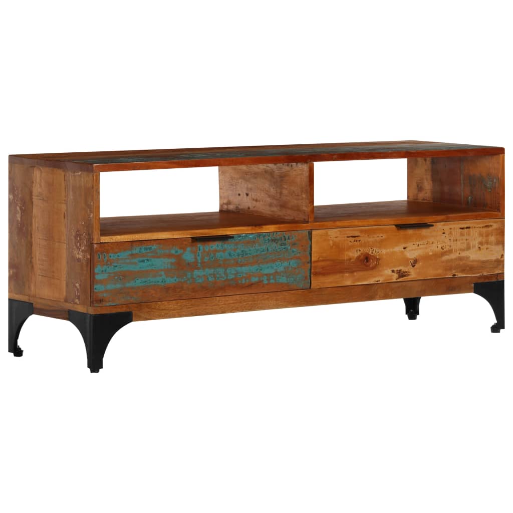 vidaXL TV Cabinet 118x35x45 cm Solid Reclaimed Wood