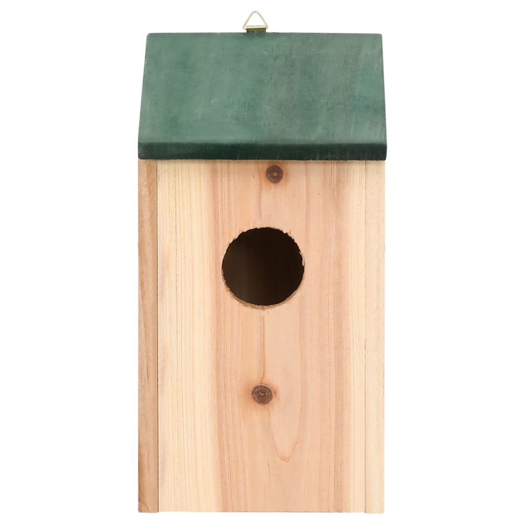 vidaXL Bird Houses 8 pcs Wood 12x12x22 cm