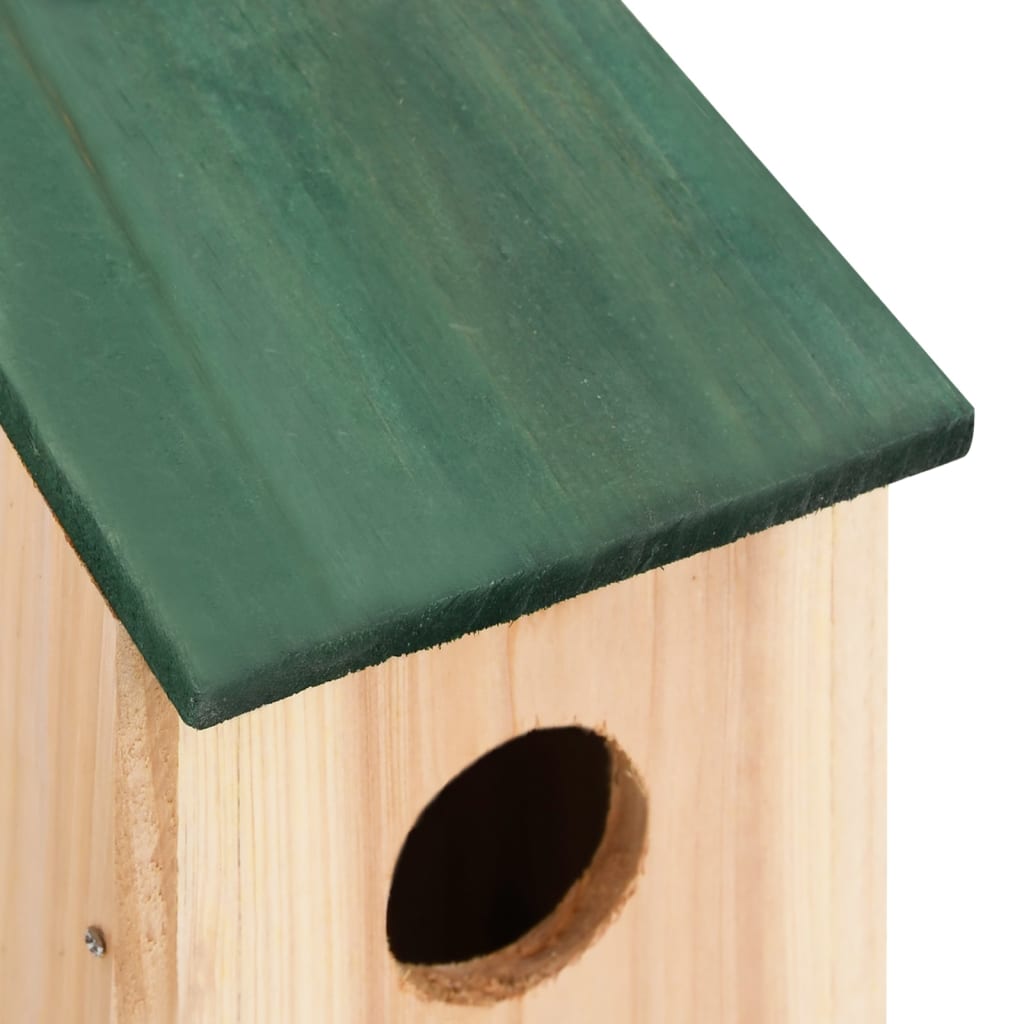 vidaXL Bird Houses 8 pcs Wood 12x12x22 cm