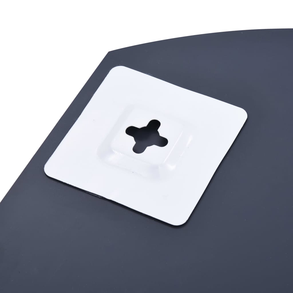 vidaXL Wall Mirror with Shelf 50x70 cm Tempered Glass